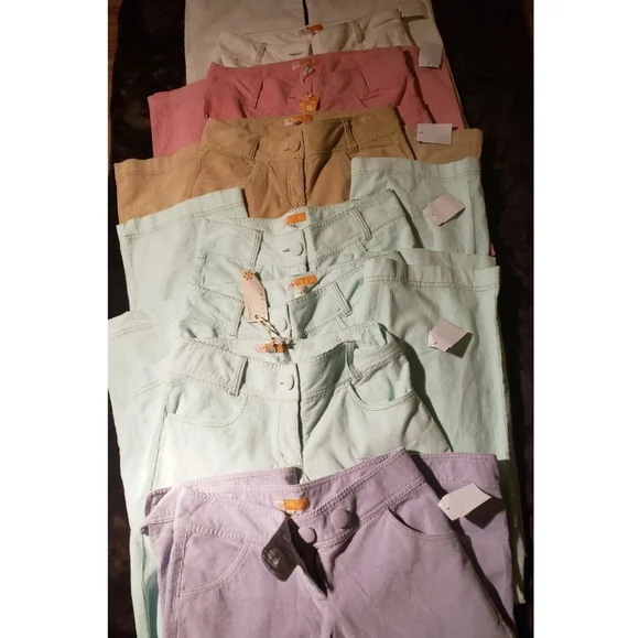 Anthropologie "Tulle" wide leg corduroy pants - Picture 4 of 5